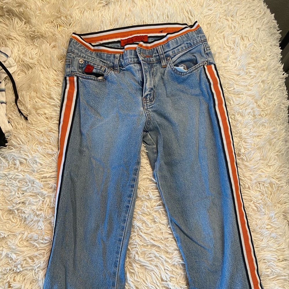 Stripped jeans size 1